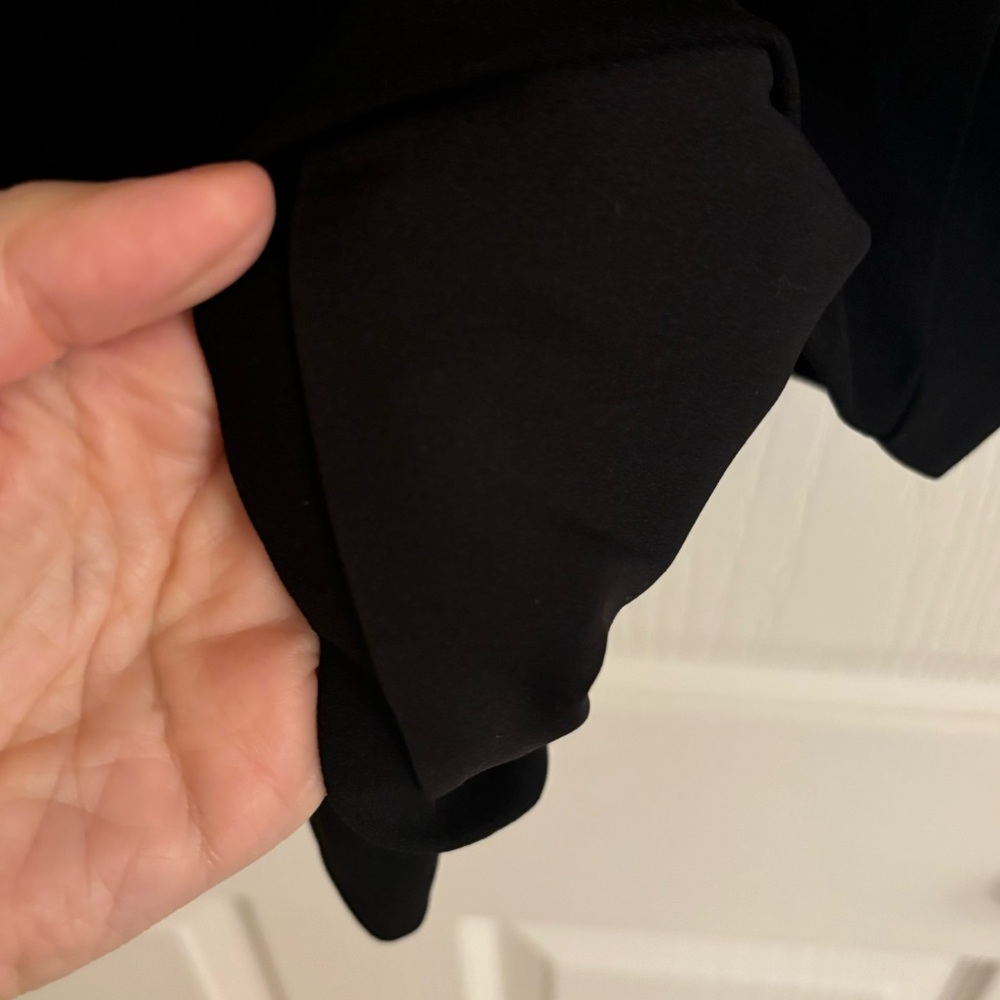 LOVERS + FRIENDS Long Sleeve Black Romper with Gold Brocade Details - Picture 12 of 13